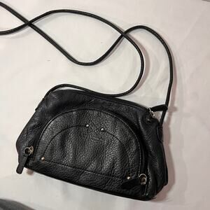 Vintage Stone Mounting Leather Purse